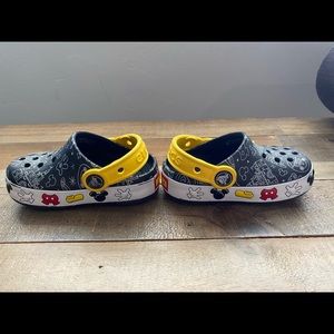 Mickey Mouse toddler Crocs size 6